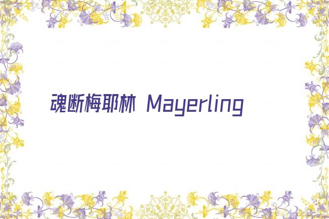 魂断梅耶林 Mayerling剧照